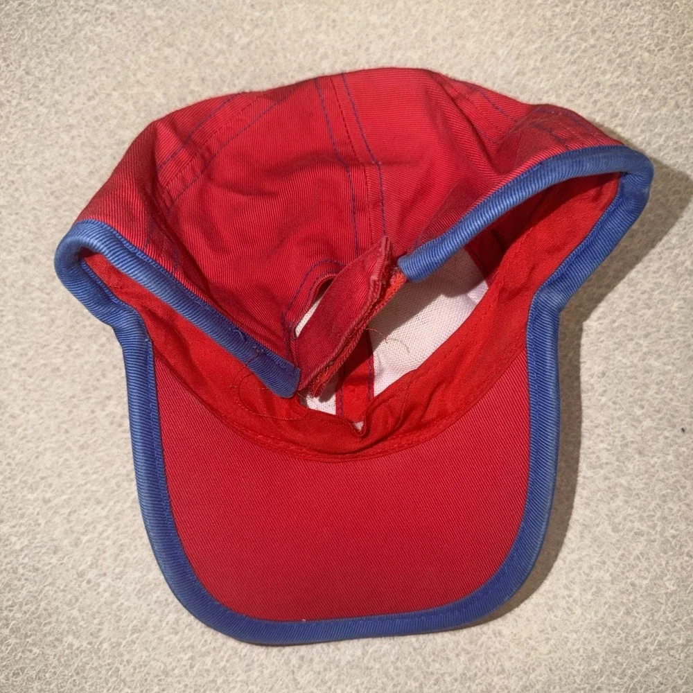 Disney Winnie the Pooh Baseball Cap‎ Hat Red Soft 3D Ears Toddlers Embroidered